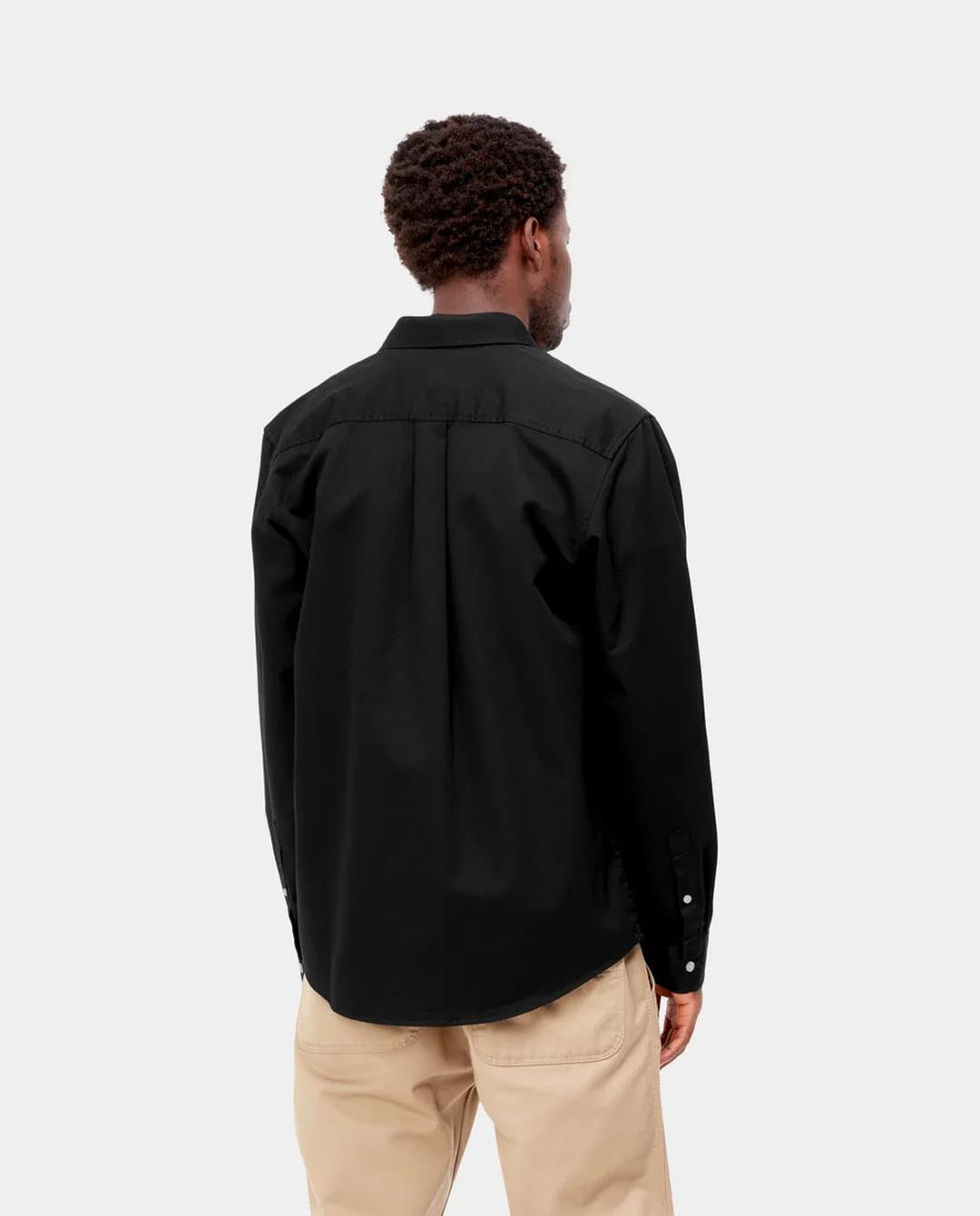 Carhartt WIP - LS Madison Shirt - Black/Wax Shirts Carhartt   