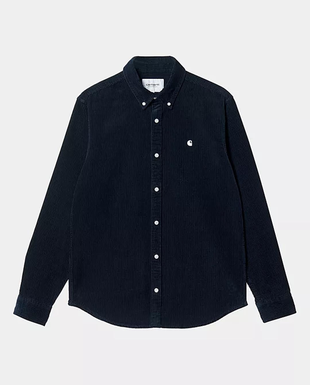 Carhartt WIP - Madison Cord LS Shirt - Navy/Wax Shirts Carhartt