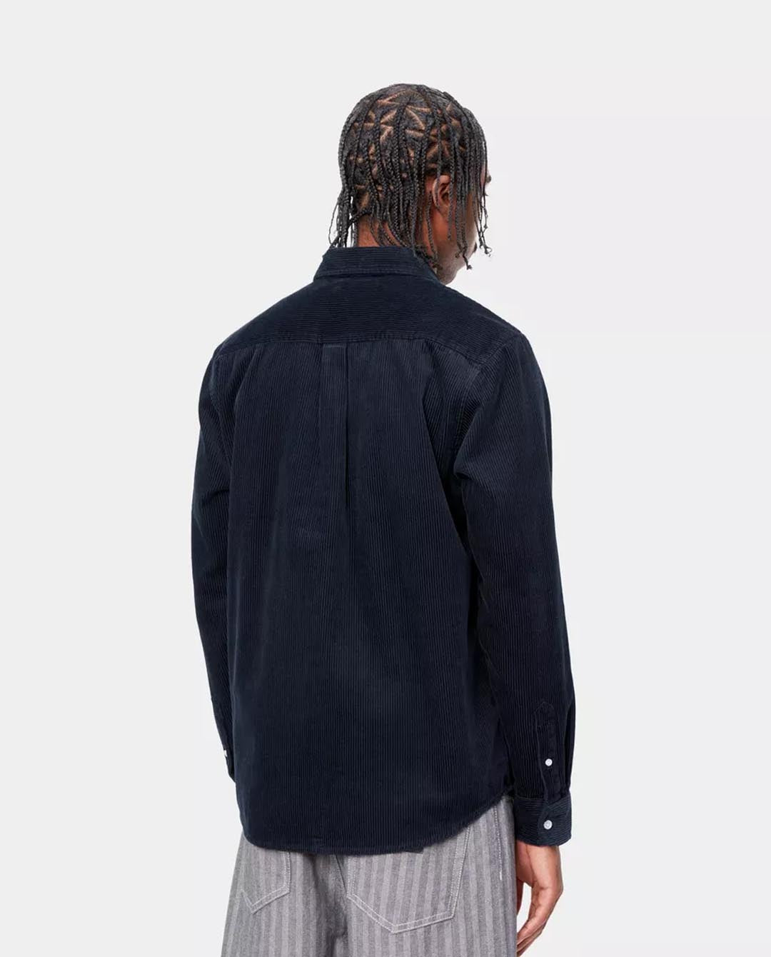 Carhartt WIP - Madison Cord LS Shirt - Navy/Wax Shirts Carhartt