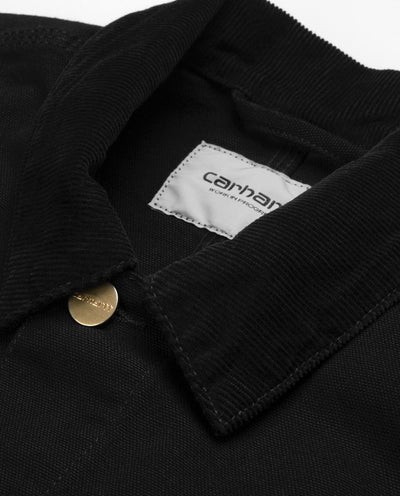 Carhartt WIP - Michigan Coat - Black Rinsed Jackets Carhartt   