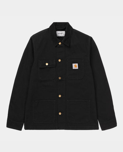 Carhartt WIP - Michigan Coat - Black Rinsed Jackets Carhartt   