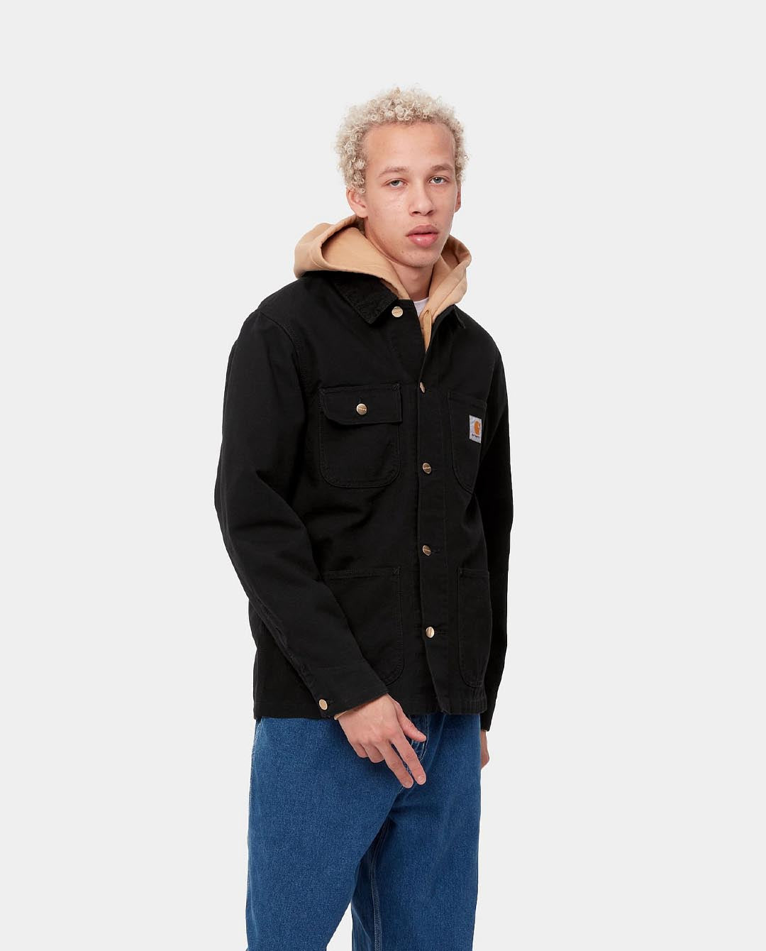 Carhartt WIP - Michigan Coat - Black Rinsed Jackets Carhartt   