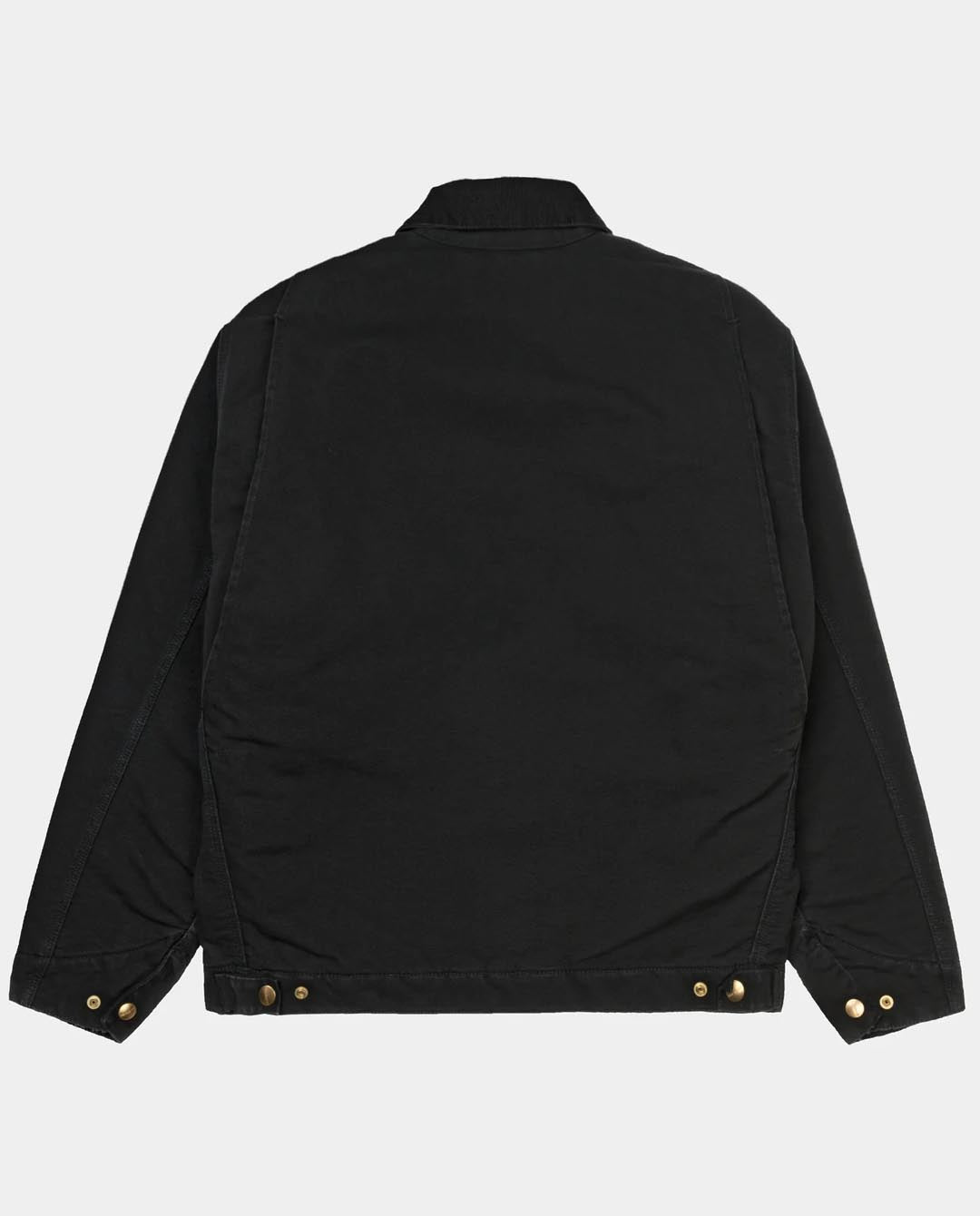 Carhartt WIP - OG Detroit Jacket - Black Aged Canvas Jackets Carhartt   