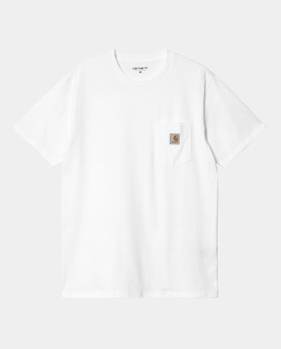 Carhartt WIP - Pocket T-Shirt - White T-Shirts Carhartt   