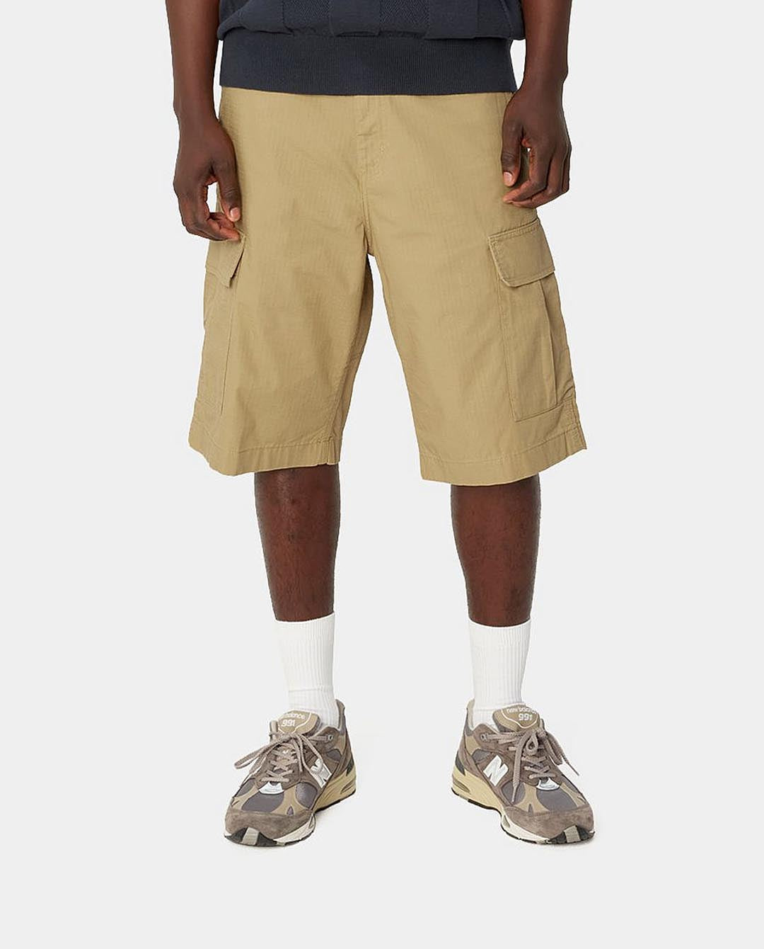 Carhartt WIP - Regular Cargo Short - Agate Rinsed Shorts Carhartt   