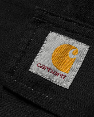 Carhartt WIP - Regular Cargo Short - Black Rinsed Shorts Carhartt   