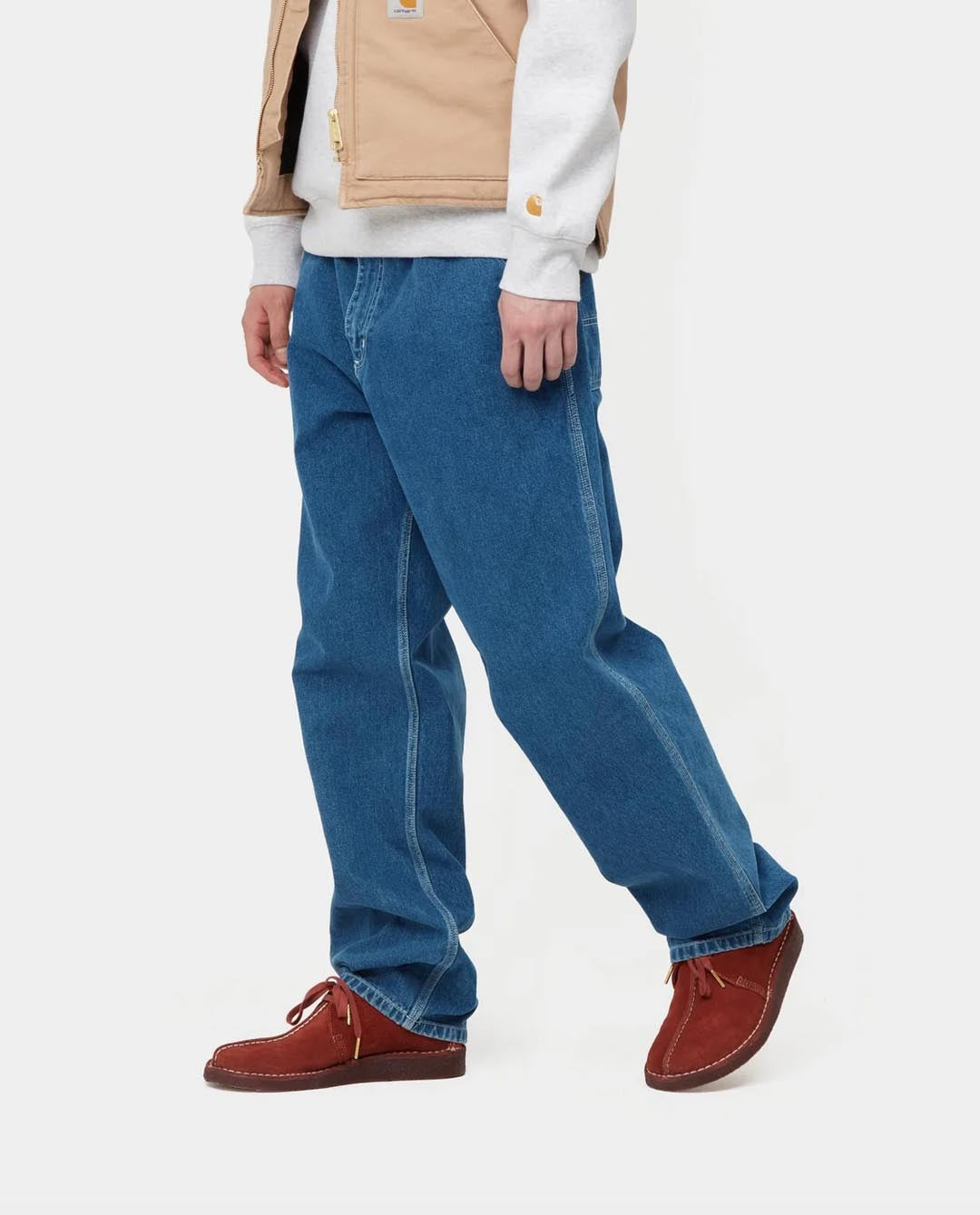 Carhartt WIP - Simple Pant - Blue Stone Wash Pants Carhartt   