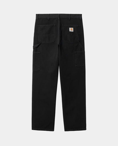 Carhartt WIP - Single Knee Pant - Black Aged Canvas Pants Carhartt   