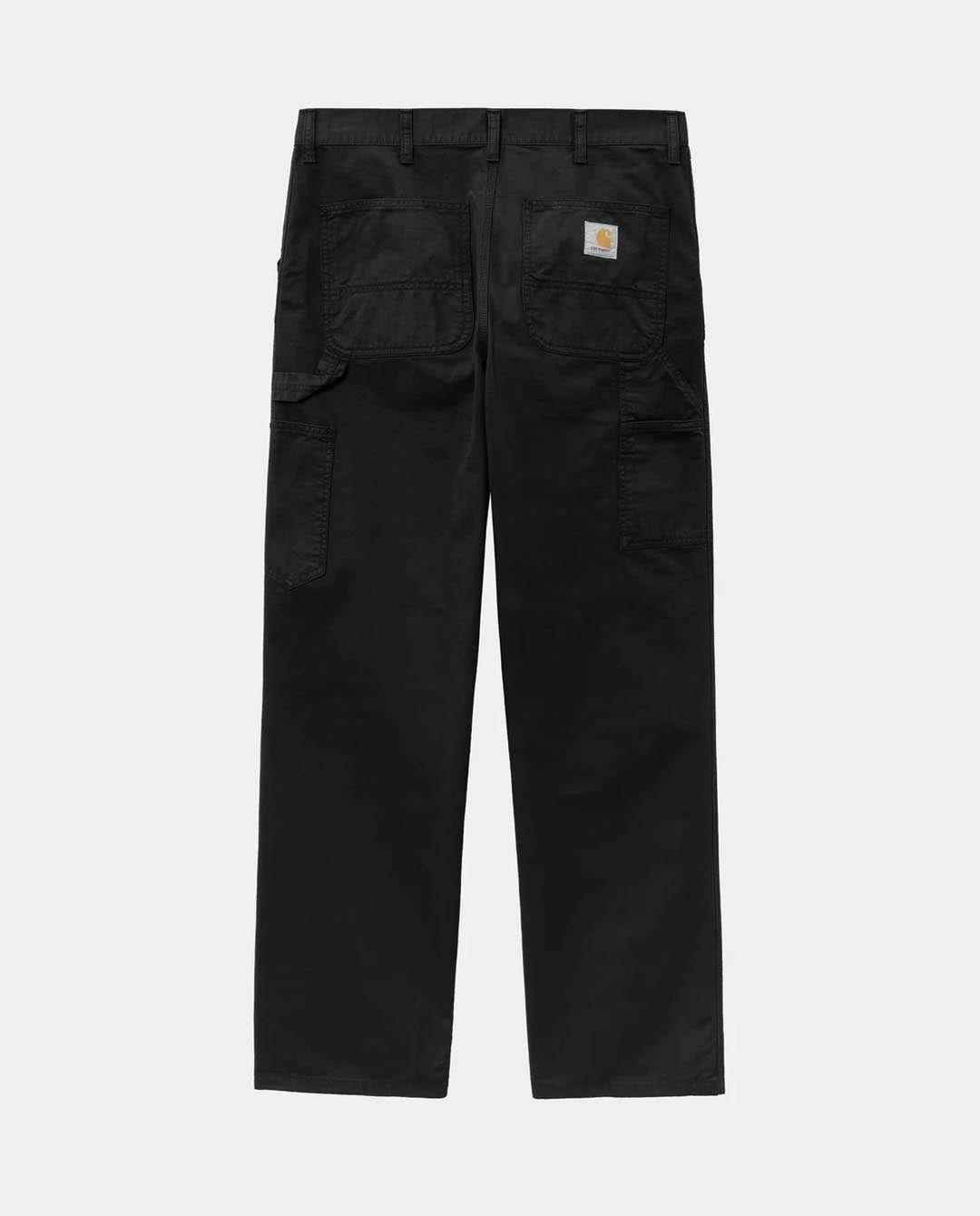 Carhartt WIP - Single Knee Pant - Black Garment Dyed Pants Carhartt   