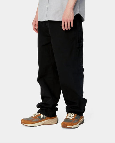 Carhartt WIP - Single Knee Pant - Black Garment Dyed Pants Carhartt   