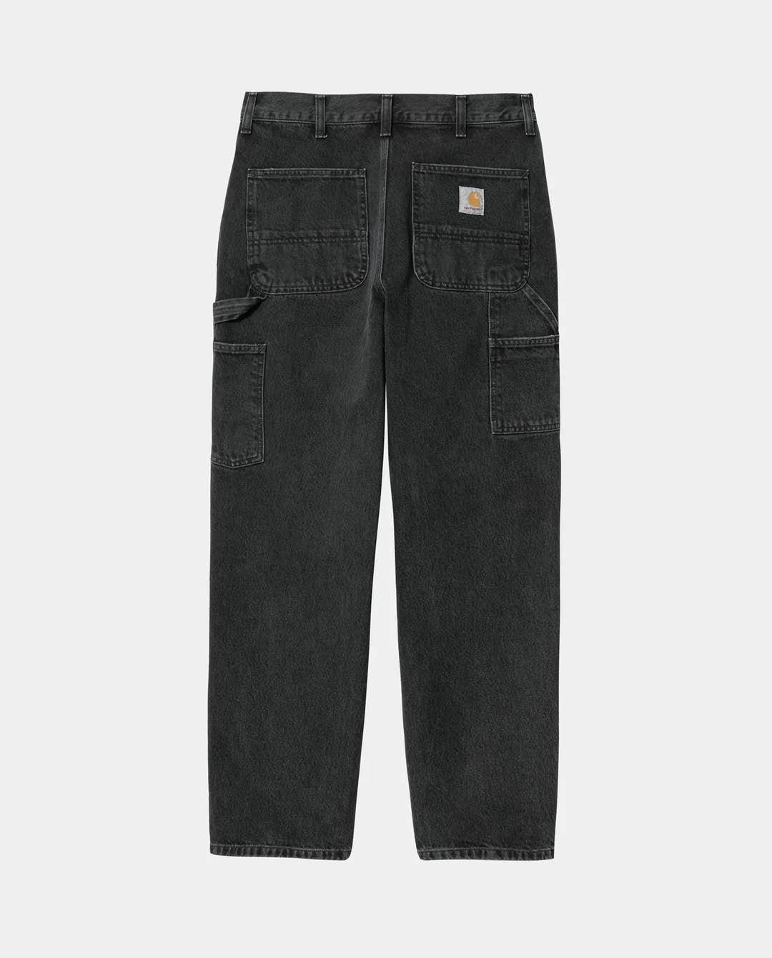 Carhartt WIP - Single Knee Pant - Black Stone Washed Pants Carhartt