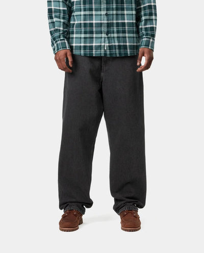 Carhartt WIP - Single Knee Pant - Black Stone Washed Pants Carhartt