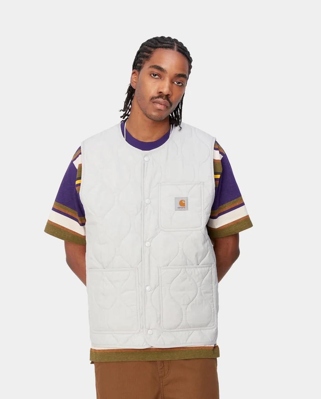 Carhartt WIP - Skyton Vest - Sonic Silver Jackets Carhartt   