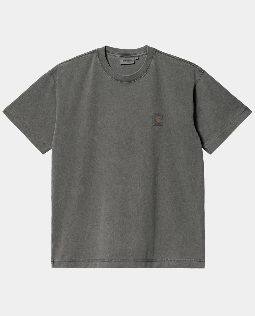 Carhartt WIP - Vista T-Shirt - Graphite Garment Dyed T-Shirts Carhartt   