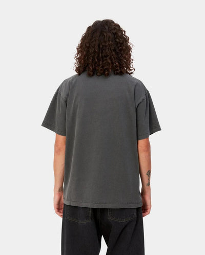 Carhartt WIP - Vista T-Shirt - Graphite Garment Dyed T-Shirts Carhartt   