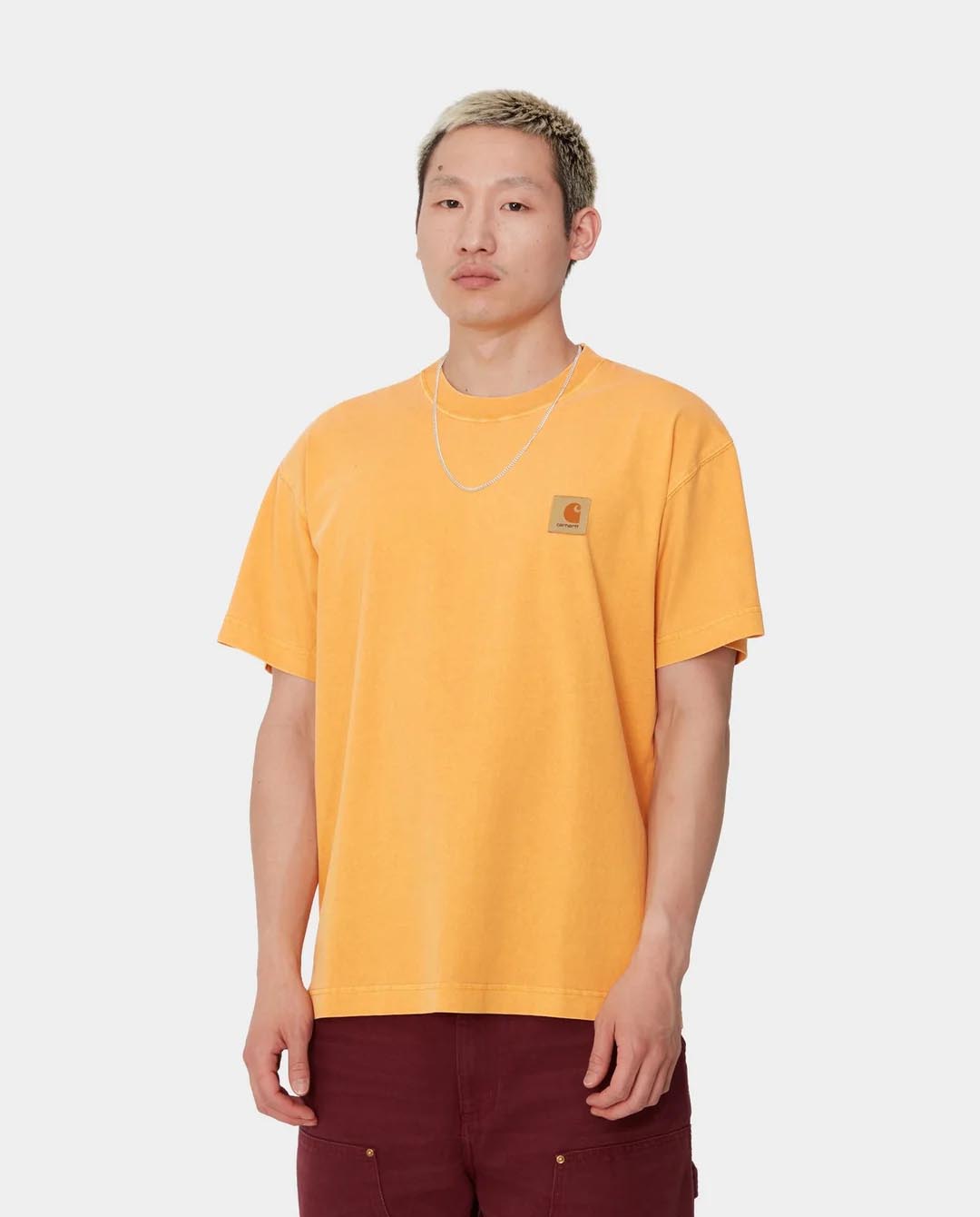 Carhartt WIP - Vista T-Shirt - Winter Spice Garment Dyed T-Shirts Carhartt   