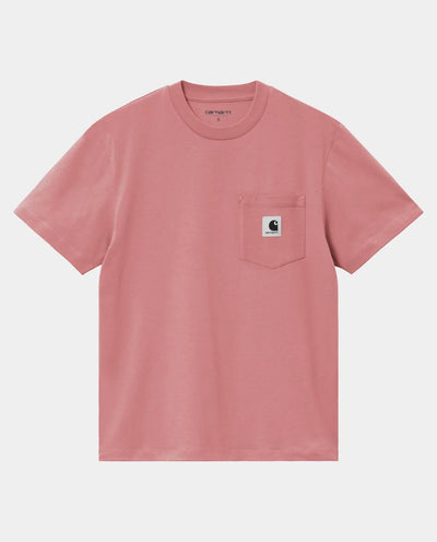 Carhartt WIP - Women’s Pocket T-Shirt - Dusty Rose T-Shirts Carhartt   