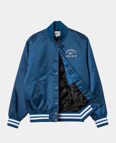 Carhartt WIP - Class of 89 Bomber Jacket - Elder/White Jackets Carhartt   