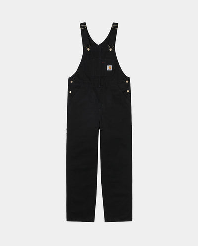 Carhartt WIP - Bib Overall - Black Rinsed Pants Carhartt   