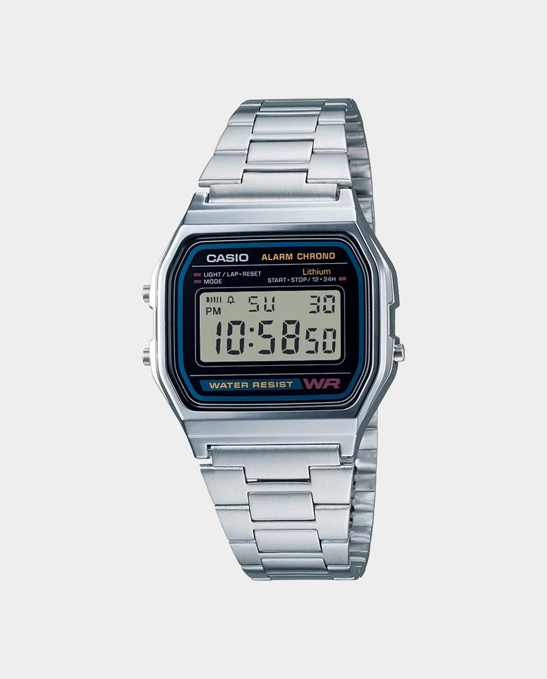 Casio - A158WA-1A Digital Watch - Silver Watches Casio