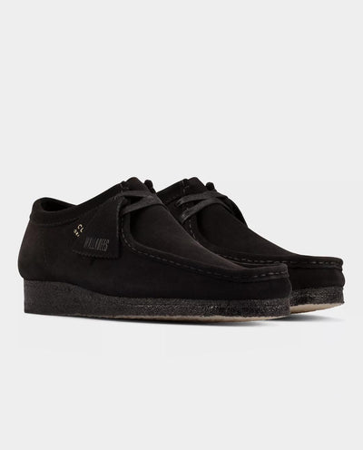 Clarks Originals - Wallabee Shoe - Black Suede Shoes Clarks