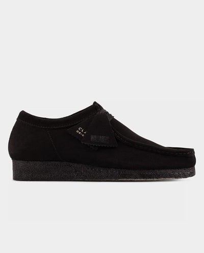 Clarks Originals - Wallabee Shoe - Black Suede Shoes Clarks