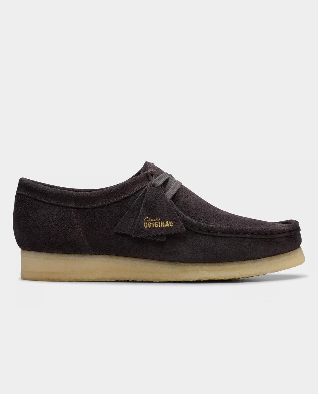 Clarks Originals - Wallabee Shoe - Brown Slate Suede Shoes Clarks