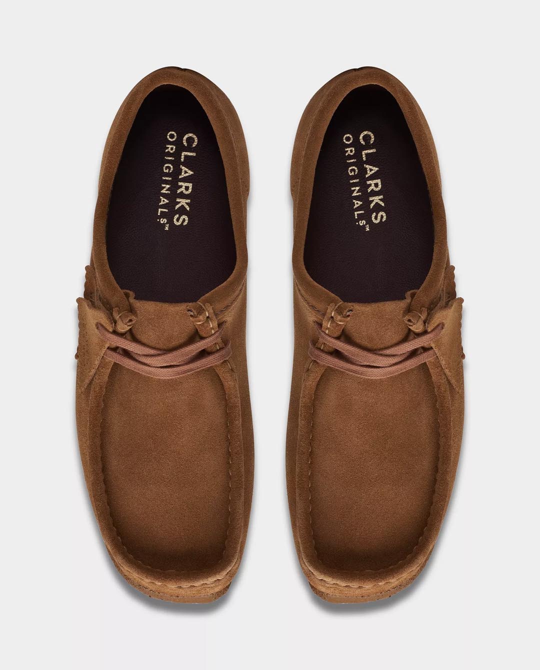 Clarks Originals - Wallabee Shoe - Cola Suede Shoes Clarks