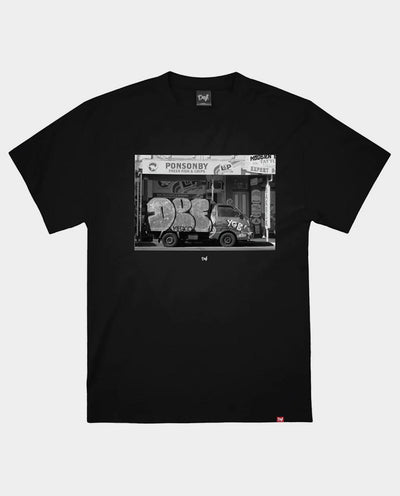 Def - Fish N Chip Truck T-Shirt - Black T-Shirts DEF   