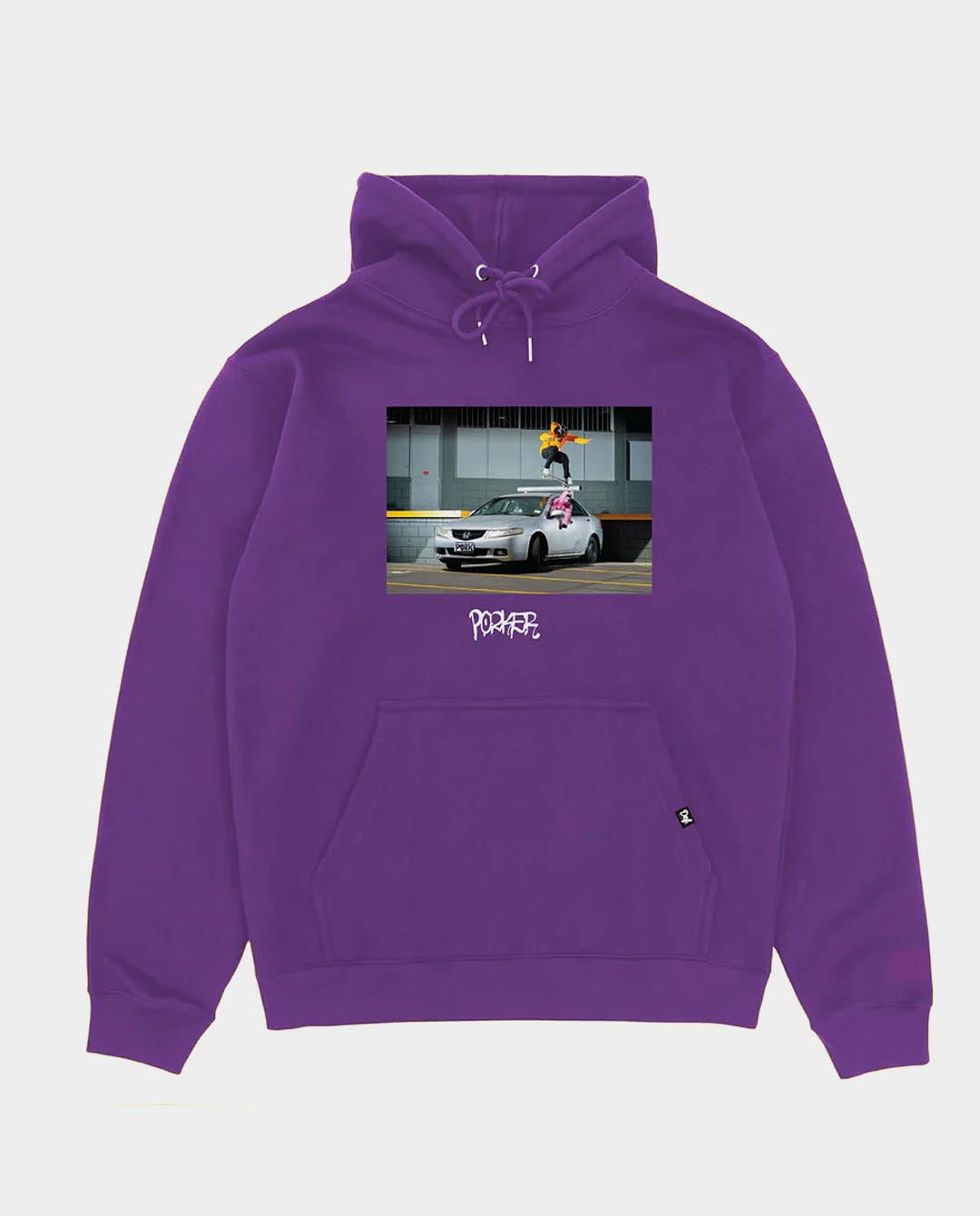 Def x Pork - Krook Hood - Purple Hoodies DEF   