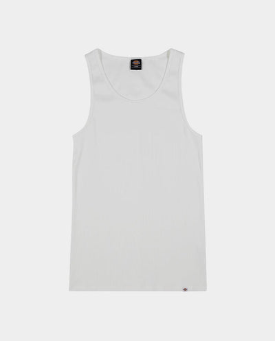 Dickies - Classic Rib 3pk Singlet - White T-Shirts Dickies