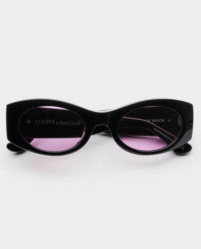 Epokhe - Suede Sunglasses - Black Polished/Velvet Sunglasses Epokhe   