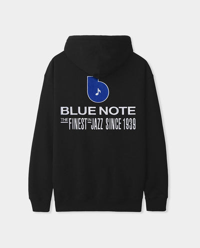 Butter Goods x Blue Note - Finest Logo Hood - Black Hoodies Butter Goods   