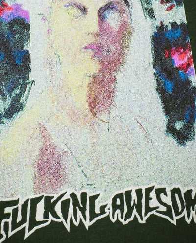 Fucking Awesome - Painterly T-Shirt - Forest Green T-Shirts Fucking Awesome