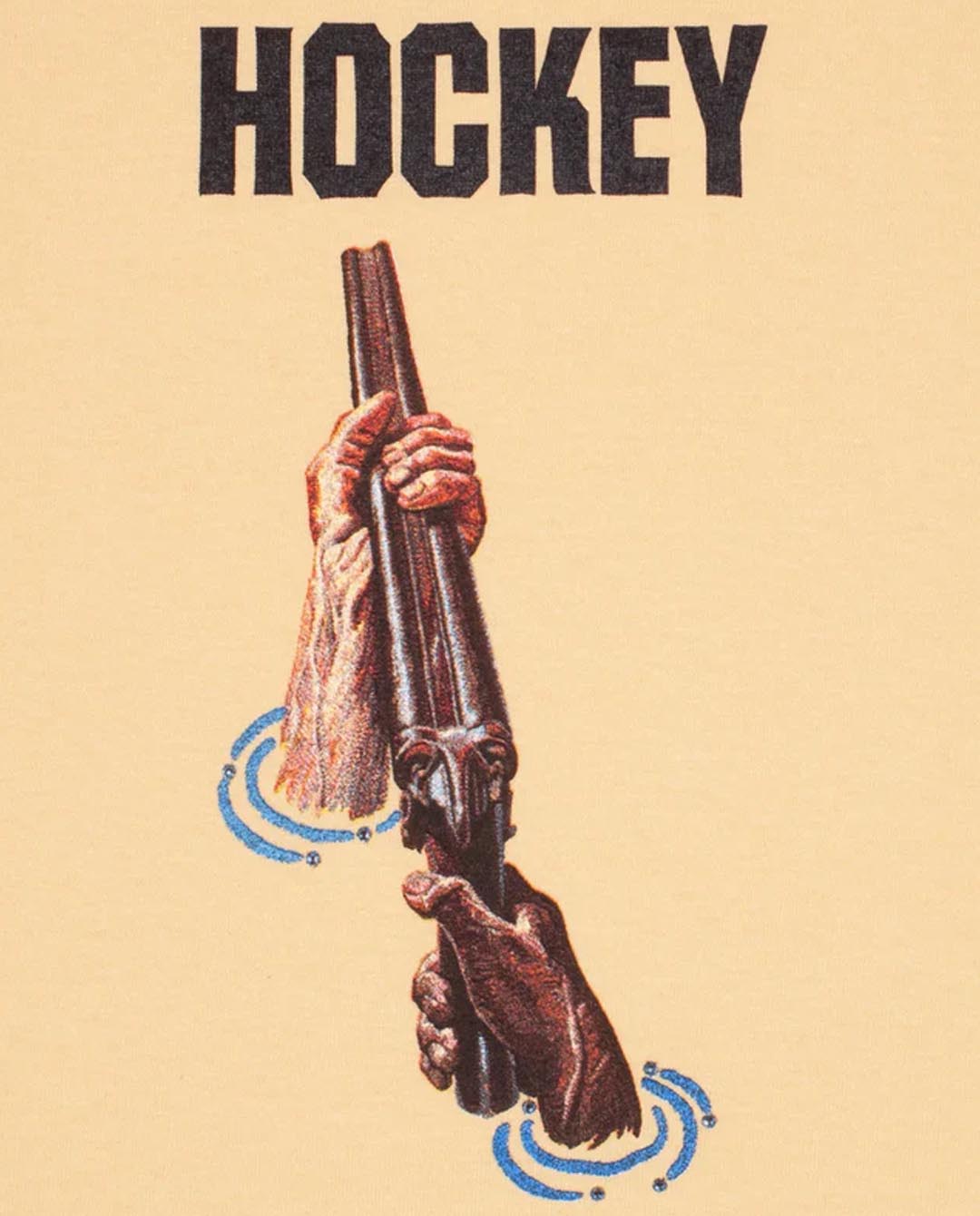 Hockey - Shotgun T-Shirt - Soft Gold T-Shirts Hockey