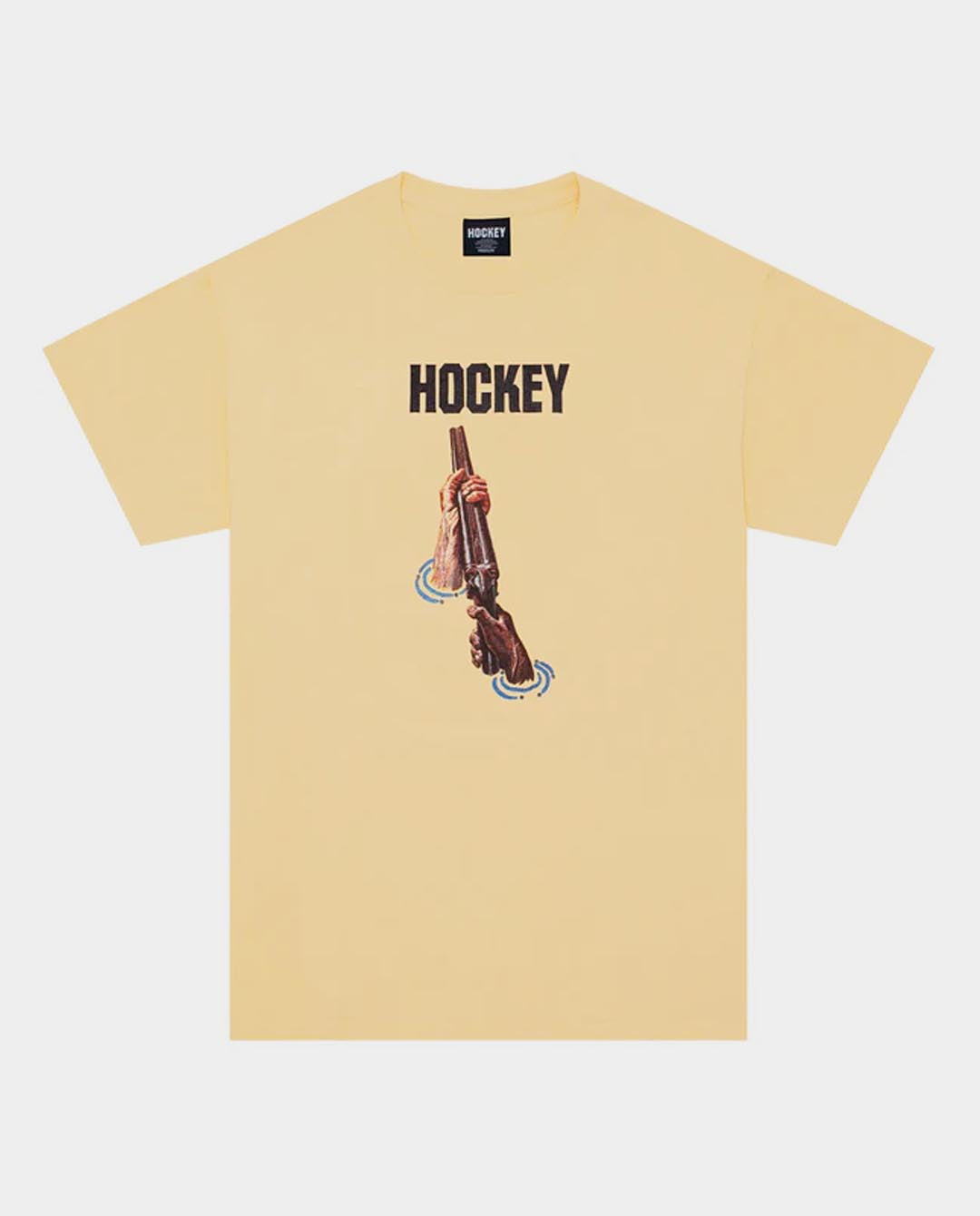 Hockey - Shotgun T-Shirt - Soft Gold T-Shirts Hockey