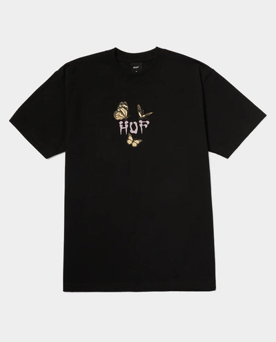 Huf - Fly Trap T-Shirt - Black T-Shirts HUF   