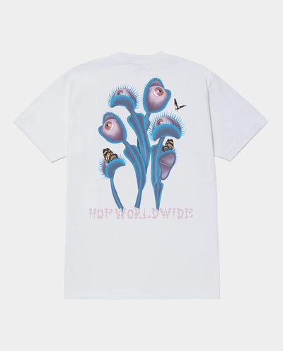 Huf - Fly Trap T-Shirt - White T-Shirts HUF   