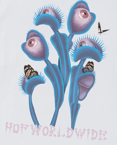 Huf - Fly Trap T-Shirt - White T-Shirts HUF   