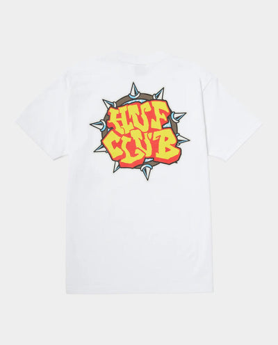 Huf - Huf Club T-Shirt - White T-Shirts HUF   