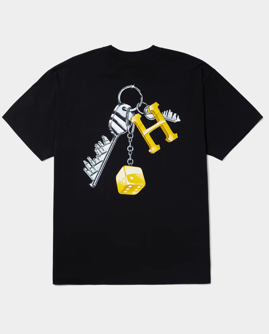 Huf - Keys To The City T-Shirt - Black T-Shirts HUF