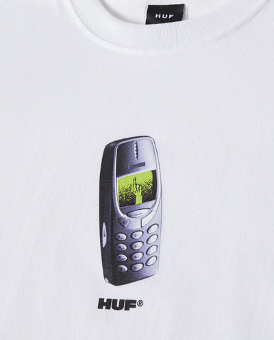 Huf - Missed Call T-Shirt - White T-Shirts HUF