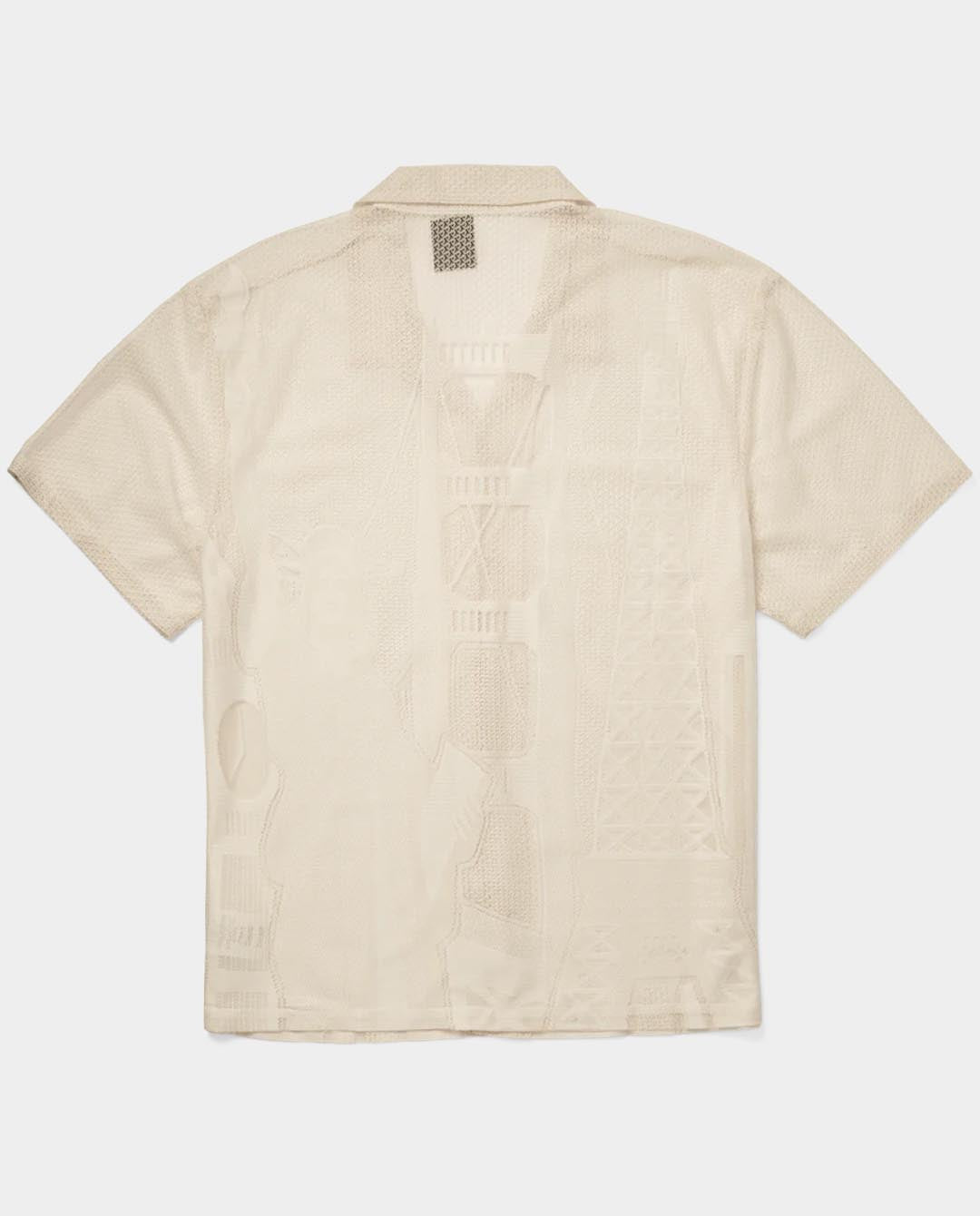 Huf - World Tour Lace Shirt - Ivory Shirts HUF   