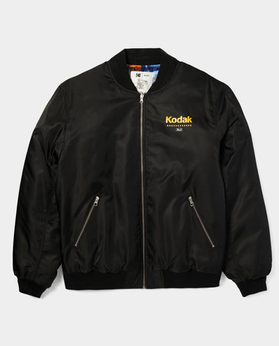 Huf x Kodak - Collage Reversible Bomber Jacket - Black Jackets HUF