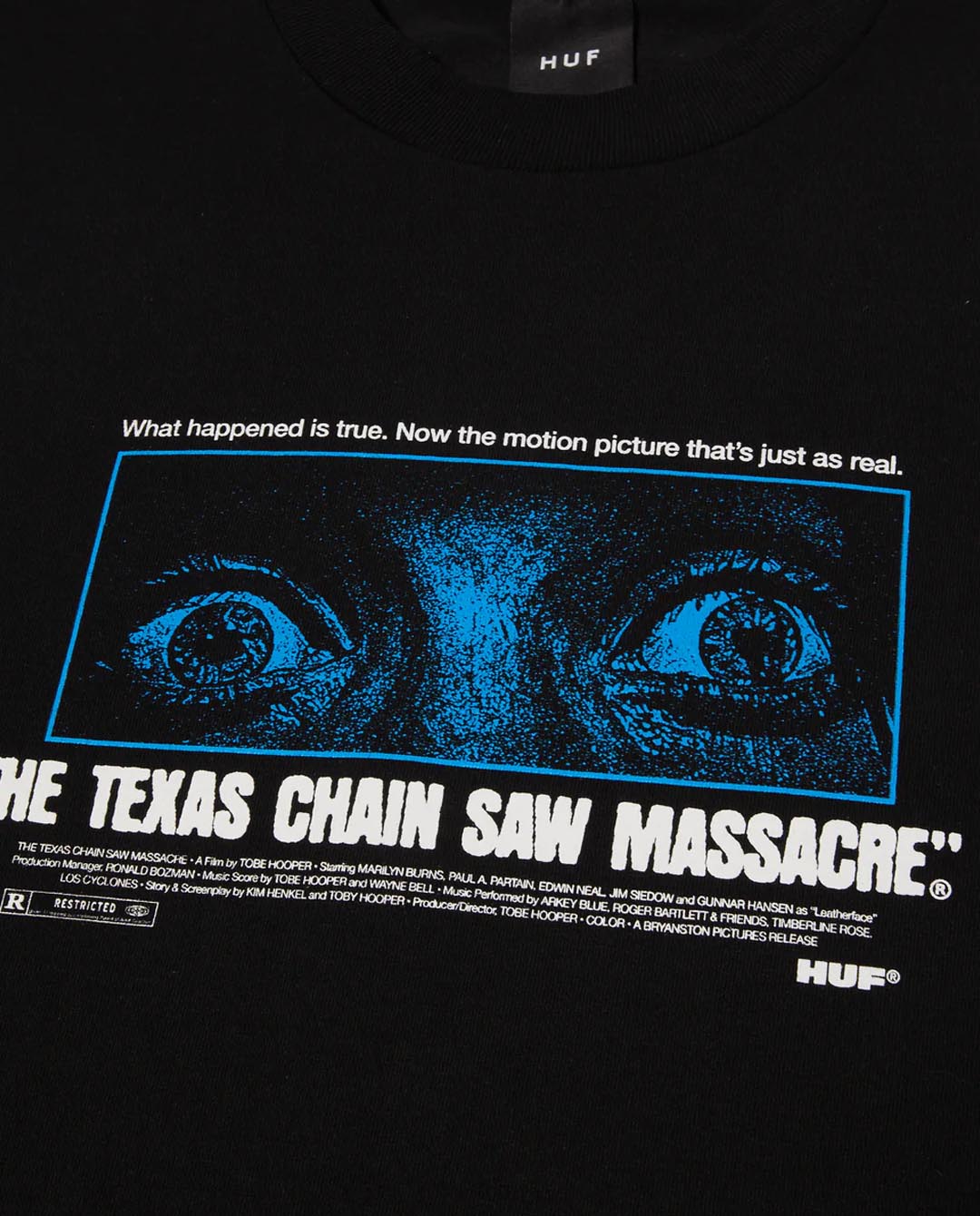 Huf x The Texas Chainsaw Massacre - Fear T-Shirt - Black T-Shirts HUF   