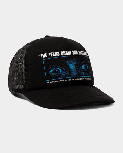 Huf x The Texas Chainsaw Massacre - Fear Trucker Hat - Black Hats HUF   