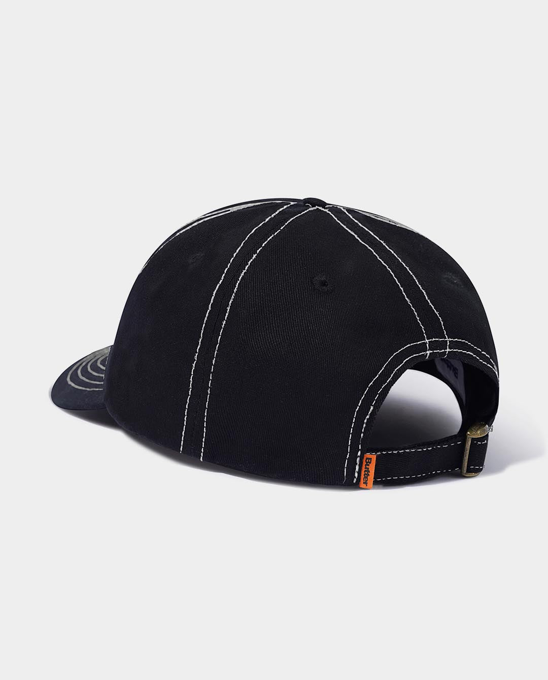 Butter Goods - Ink 6 Panel Hat - Black Hats Butter Goods   