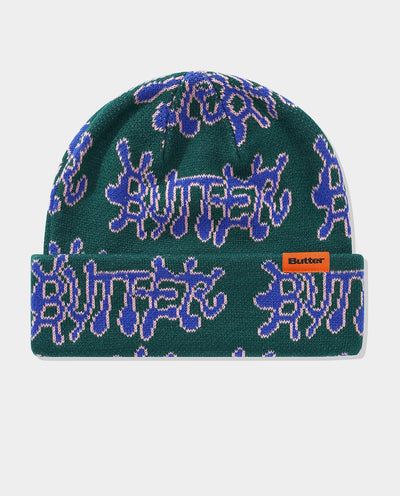 Butter Goods - Ink Cuff Beanie - Dark Green Beanie Butter Goods   