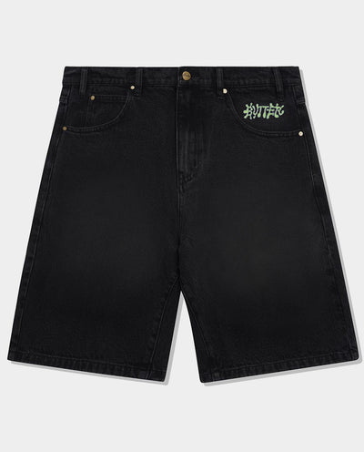 Butter Goods - Ink Denim Shorts - Worn Black Shorts Butter Goods   