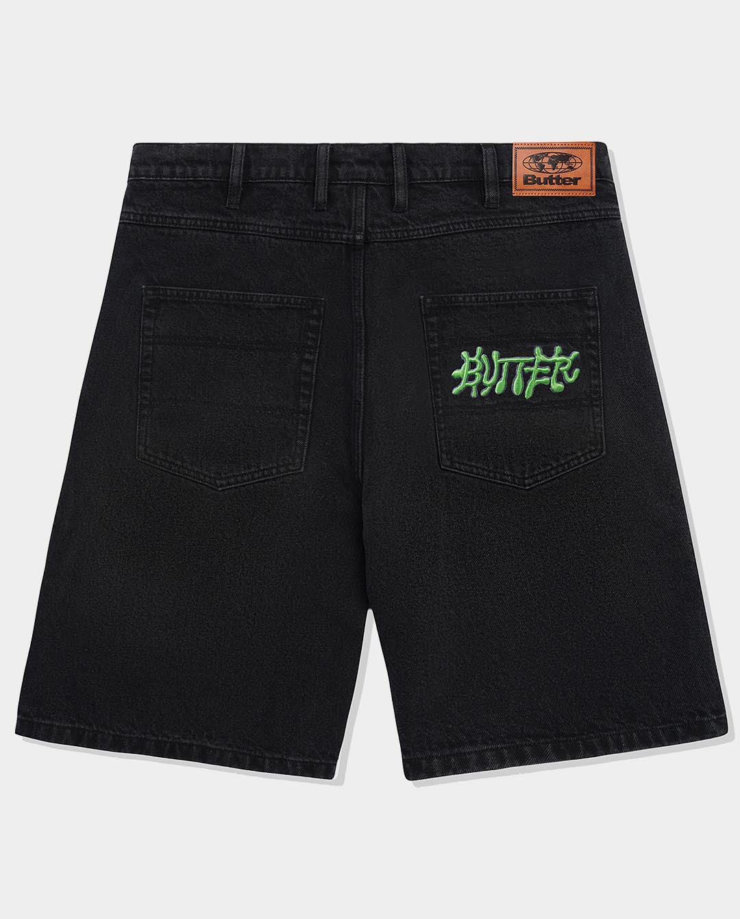 Butter Goods - Ink Denim Shorts - Worn Black Shorts Butter Goods   